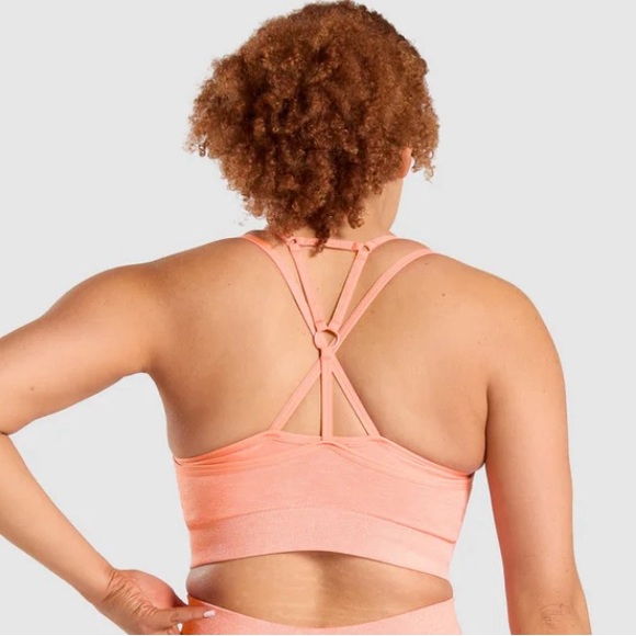 Gymshark ADAPT MARL SEAMLESS SPORTS BRA Size Small - Picture 4 of 6